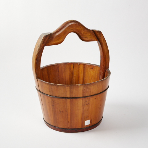 A Rustic Wooden Chinese Bucket