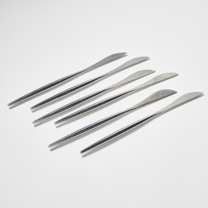 A Set Of Six Super Skinny Knives