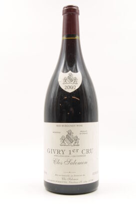 (1) 2009 Domaine du Clos Salomon 'Clos Salomon', Givry 1er Cru 1500ml