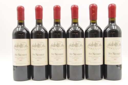 (6) 2007 St Nesbit Merlot Cabernet Franc Petit Verdot, Karaka