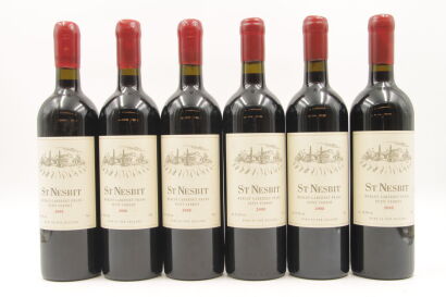 (6) 2008 St Nesbit Merlot Cabernet Franc Petit Verdot, Karaka