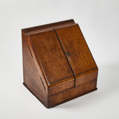 An Antique Oak Writers Box