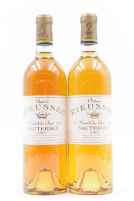 (2) 2001 Chateau Rieussec, Sauternes 750ml