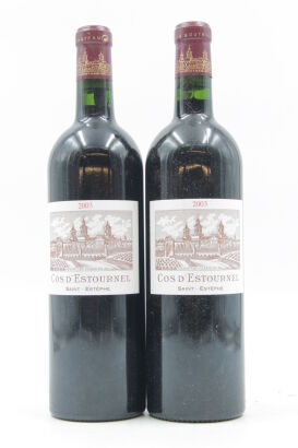 (2) 2003 Chateau Cos d'Estournel, Saint-Estephe