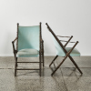 A Pair Of Seventies Folding Campaign Chairs - 2