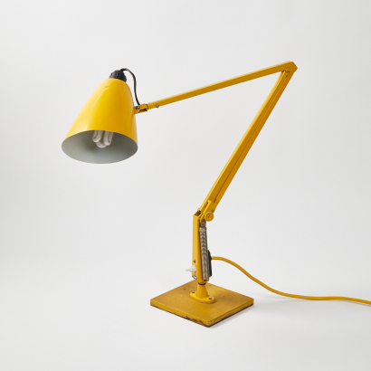 A Vintage Yellow Planet Anglepoise Lamp