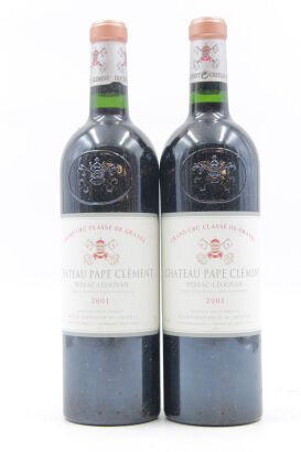 (2) 2001 Chateau Pape Clement, Pessac-Leognan