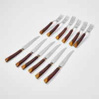 A Vintage Twelve Piece Canadian Steak Set By Gh Canada