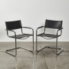 A Pair Of Mart Stam Style Chairs Made In Italy