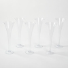 A Set Of Six Tall Hollow Stem Champagne Coupes