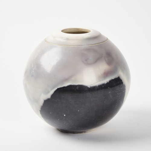 A Bulbous Ceramic Vase