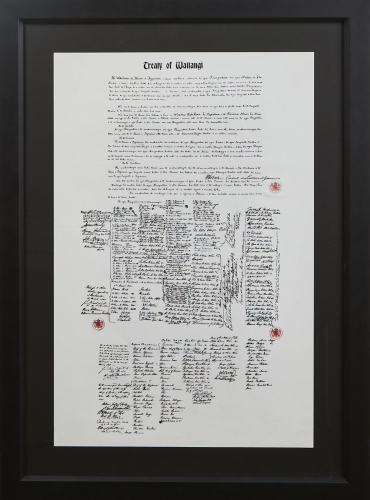 A Treaty Of Waitangi Lithograph
