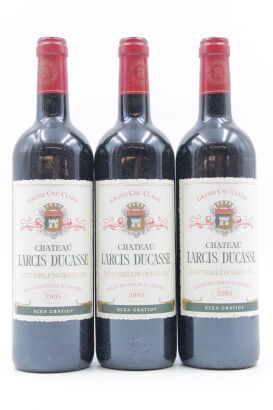 (3) 2005 Chateau Larcis Ducasse, Saint-Emilion Grand Cru [RP100][JR17]