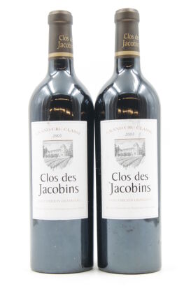 (2) 2005 Chateau Clos des Jacobins, Saint-Emilion Grand Cru