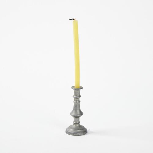 A Small Pewter Candelabra