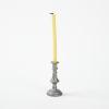 A Small Pewter Candelabra