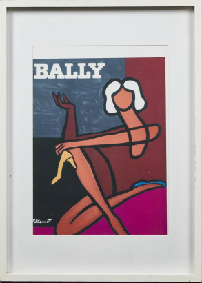 After Villemot Bally Poster