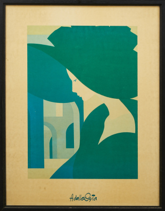 A Vintage Adalla Costa Italy Print