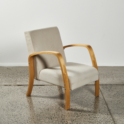 An Occasional Chair with Formed Plywood Arms