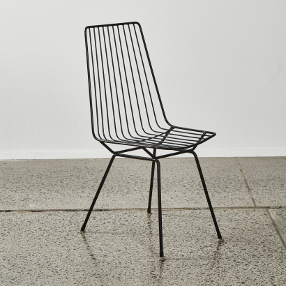 A Mid Century Wire Chair