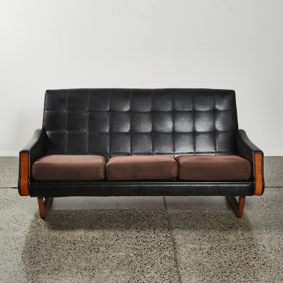 An Original Retro Three Seater Couch