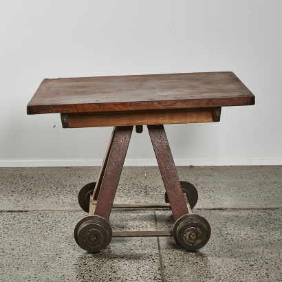 A Large Industrial Side Table