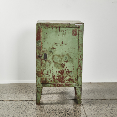 An Industrial Cabinet Converted Into A Drinks Cabinet