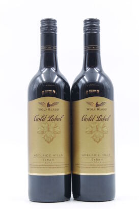 (2) 2012 Wolf Blass Gold Label Syrah, Adelaide Hills