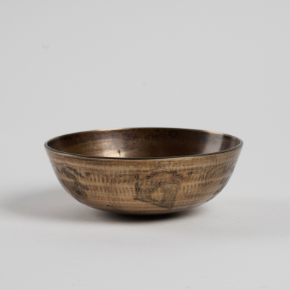 A Chinese Tibet 17C-18C chanting bowl