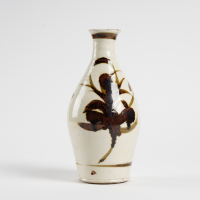 A Korean late 18C-early 19C rust-painted 'Flower' vase
