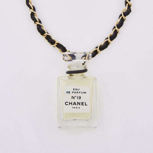 Chanel No19 Perfume Bottle Necklace