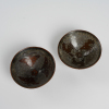 A set of two Chinese Jizhou kiln 'deer and butterfly' tea bowls - 2