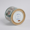 A Chinese Qing dynasty wucai 'figural' brush pot - 4