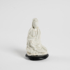 A Chinese mid-late Qing dynasty Dehua figure of Guanyin