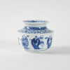 A Chinese Qing dynasty blue and white 'Zun' with figures of the eight immortals - 2