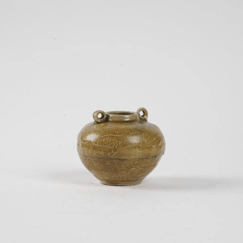 A Chinese Song dynasty Longquan celadon-glazed 'Dragon' amphora