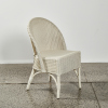 A Lusty Lloyd Loom White Wicker Chair - 2