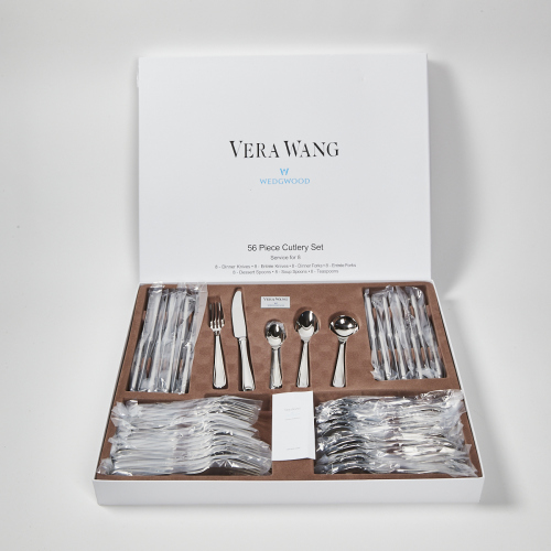 A Vera Wang By Wedgwood 56 Piece Cutlery Set