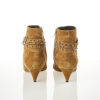 Yves Saint Laurent Brown Suede Studded Heeled Boots with Box, Size 42 - 3