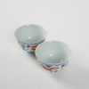 A pair of Chinese blue and white iron-red 'dragon' bowl (Qing dynasty, Jiaqing year mark) - 3