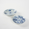 A Chinese Qing dynasty blue and white saucer and a blue and white 'dragon' dish (Guangxu stamp) (Kangxi stamp) - 2