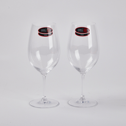 (1) Riedel Vinum Syrah Glasses, 2 Pack, Sold as One lot