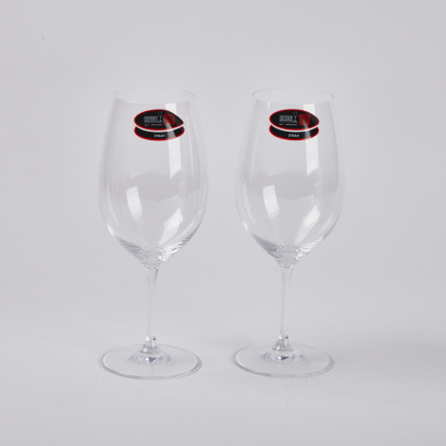 (1) Riedel Vinum Syrah Glasses, 2 Pack, Sold as One lot