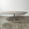 A Florence Knoll Meeting Table With Walnut Parquet Top