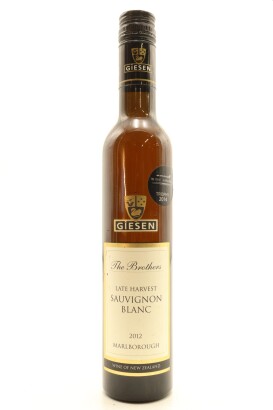 (1) 2012 Giesen The Brothers Late Harvest Sauvignon Blanc, Marlborough, 375ml