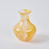 A Small Tangerine Art Glass Vase