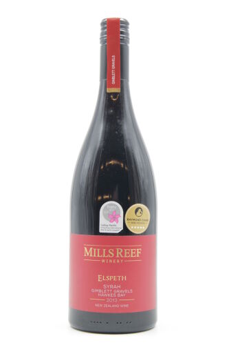 *(1) 2013 Mills Reef Trust Vineyard Elspeth Syrah, Gimblett Gravels