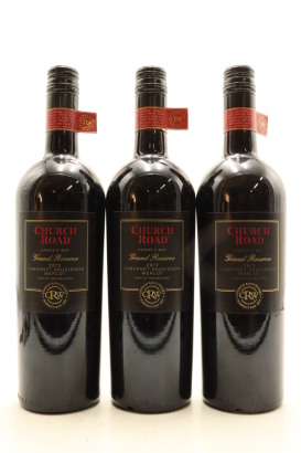 (3) 2013 Church Road Grand Reserve Cabernet Merlot, Hawkes Bay [BC95]