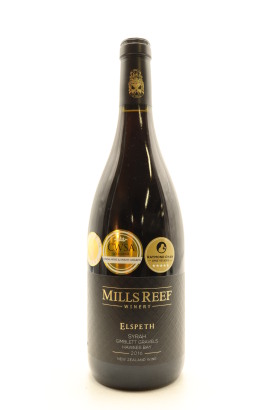 (1) 2016 Mills Reef Elspeth Syrah, Gimblett Gravels