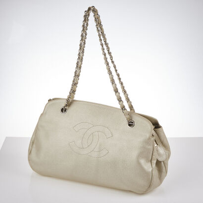 Chanel Caviar CC Timeless Chain Tote Bag